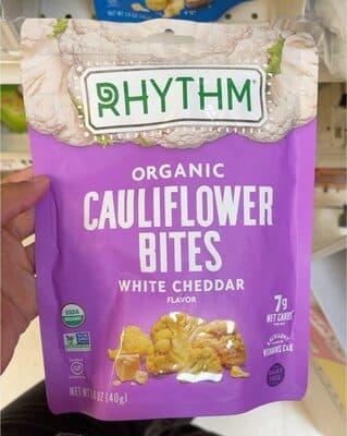 White Cheddar Organic Cauliflower Bites