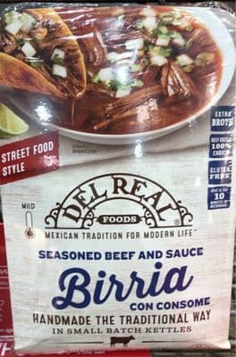 Seasoned Beef and Sauce Birria