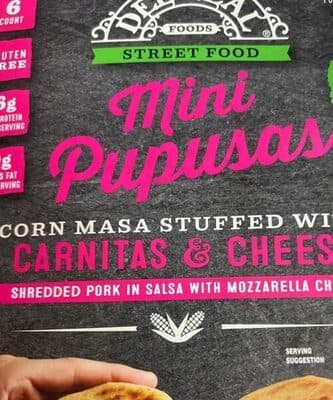 Mini Pupusas, Carnitas & Cheese