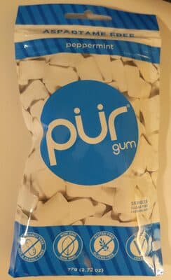 Sugar Free Chewing Gum, Peppermint