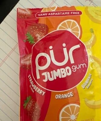 Jumbo gum assorted flavors