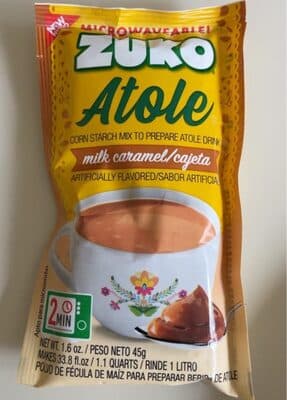 Milk Caramel Atole Drink