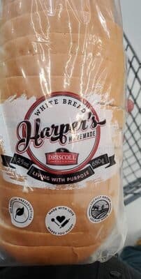 Harper's homemade white bread