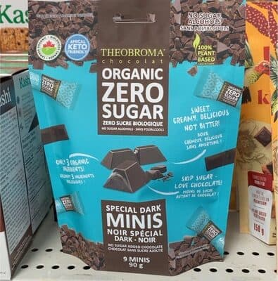 Chocolat Organic Zero Sugar