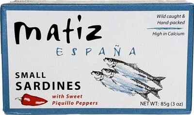 Small Sardines With Sweet Piquillo Peppers
