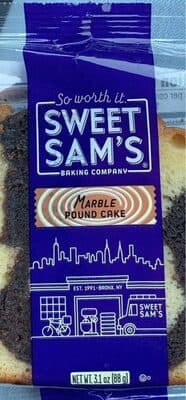 Marble pound cake