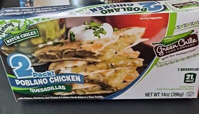 Poblano Chicken Quesadillas