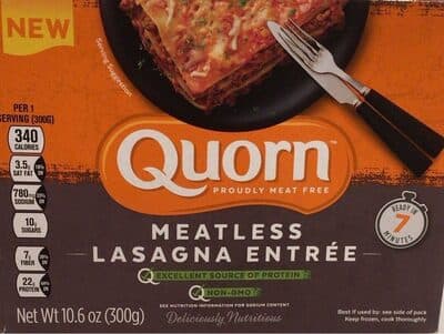 Meatless Lasagna Entree