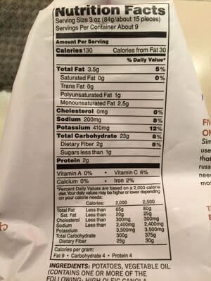 House Cut Fries With Sea Salt