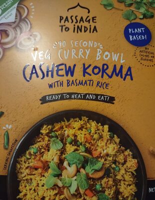 passage to India cashew korma