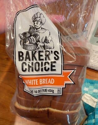 Bakers Choice White Bread