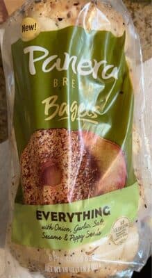 Panera Bread Pre-Sliced Everything Bagels