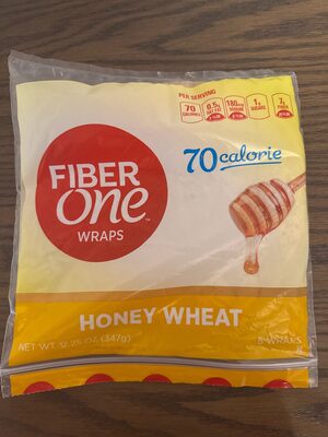 Fiber One Honey Wheat Wraps 8 Ea