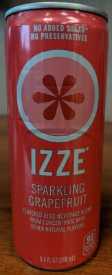 Sparkling Grapefruit Flavored Juice Beverage Blend From Concentrate
