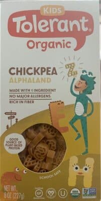 Tolerant Kids Organic Chickpea Alphaland