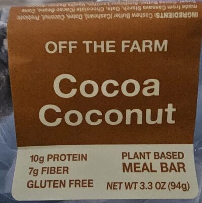 Cocoa Coconut Macaroon Energy Bar