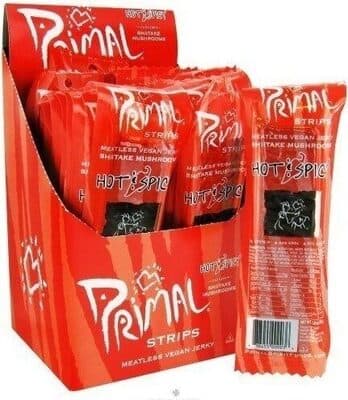Primal spirit vegan jerky shiitake mushroom classic