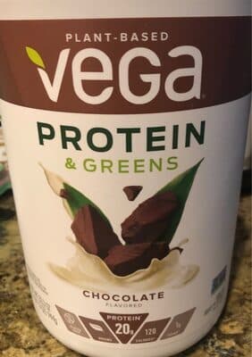 Chocolate Flavored Plant-Based Protein & Greens Drink Mix