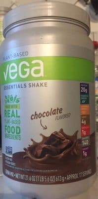 Chocolate Flavored Essentials Shake Drink Mix