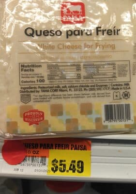 Queso Para Freir White Cheese For Frying