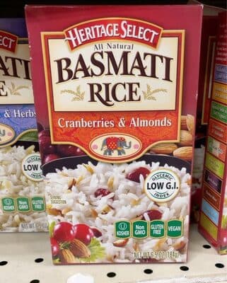 Basmati Rice, Cranberries & Almonds