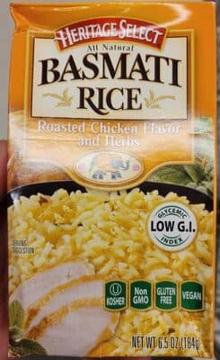 Basmati Rice, Roasted Chicken, Herbs