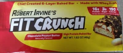 Whey Protein Baked Bar, Chocolate Peanut Butter