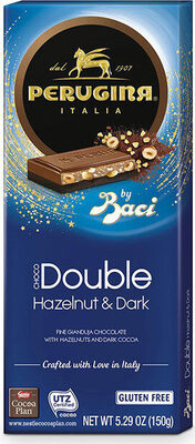 Dark Chocolate With Hazelnut Layers And Whole Hazelnuts