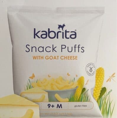 Snack Puffs with Goat Cheese