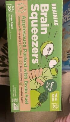 Mega Apple Applesauce With Brainpack