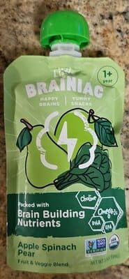 Apple Spinach Pear Fruit & Veggie Blend