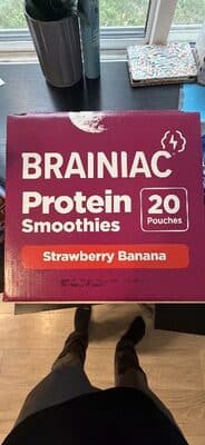 Brainiac Protein Smoothie Pouches