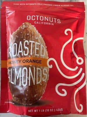 Roasted Honey Orange Almonds