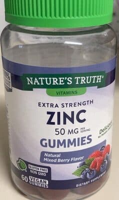 Extra Strength Zinc Gummies
