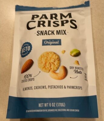 Original Almonds, Cashews, Pistachios & Parmcrisps Snack Mix