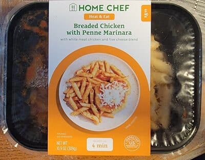 Home Chef Breaded Chicken with Penne Marinara
