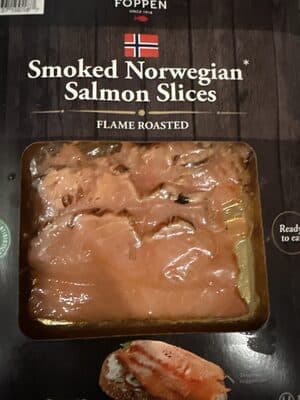 FLAME ROASTED SMOKED NORWEGIAN SALMON SLICES, SMOKED