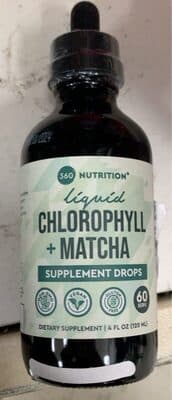 Chlorophyll + Matcha Supplement Drops