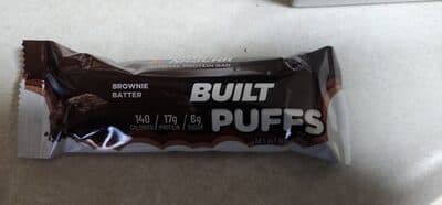 Built Puffs Brownie batter