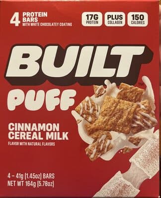 Puff Cinnamon Cereal Milk Protein Bar