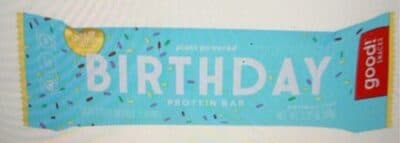 Good Snacks Birthday Protein Bar
