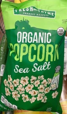 Organic popcorn