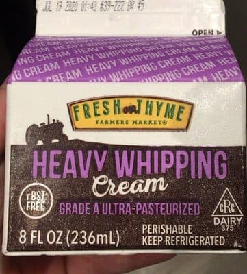 Heavy Whipping Cream