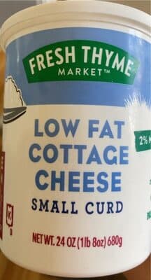 Low fat cottage cheese