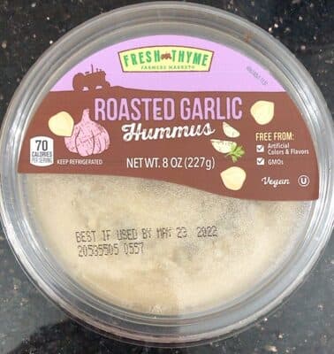 Roasted Garlic Hummus