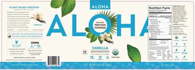 Vanilla Organic Protein Powder