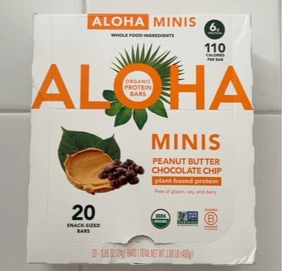 Aloha Minis peanut butter chocolate chip