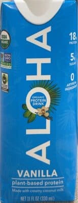 Vanilla Organic Protein Drink