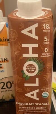 Chocolate Sea Salt Organic Protein Drink
