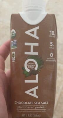 Chocolate Sea Salt Organic Protein Drink